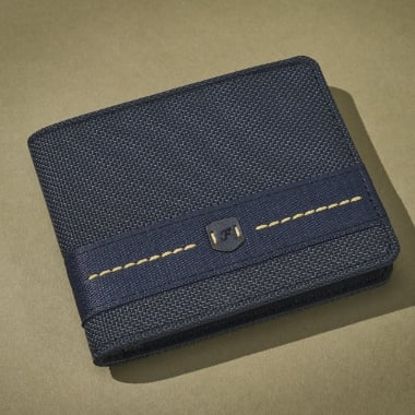 Un portefeuille en cuir pour homme.