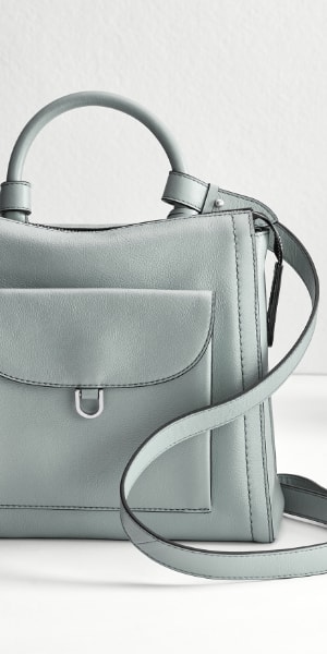 Women's leather Parker Mini backpack.