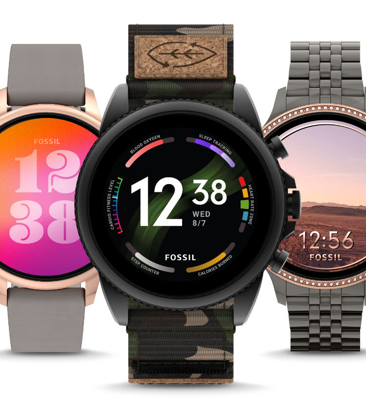 A variety of Gen 6 smartwatches.