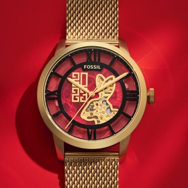 A men’s gold-tone Townsman Automatic watch, reimagined for Lunar New Year.