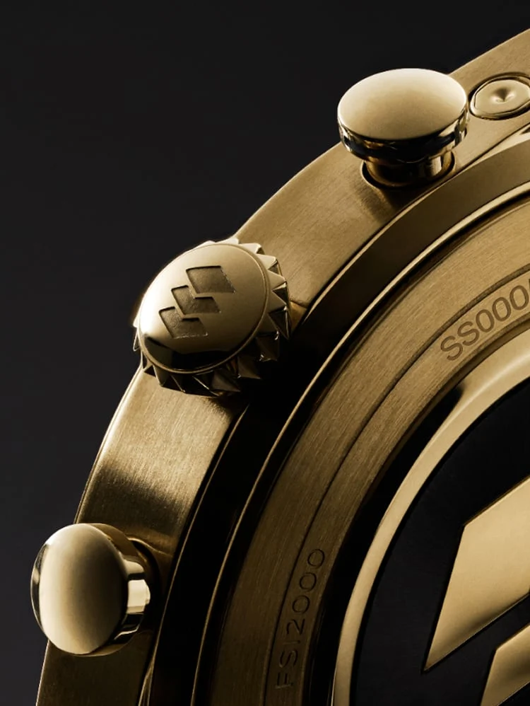 A close-up look at the crown.
