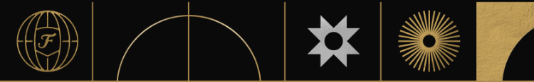 Gold and silver decorative border.