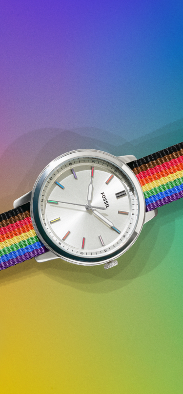 A limited-edition Pride watch.