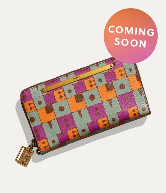 The printed Cedella Marley x Fossil wallet.