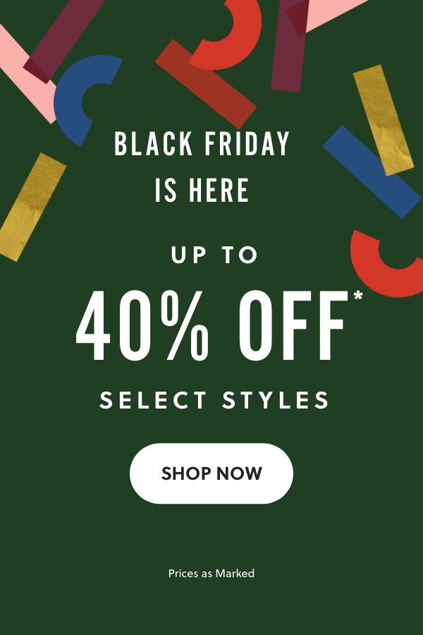 Black Friday Is Here