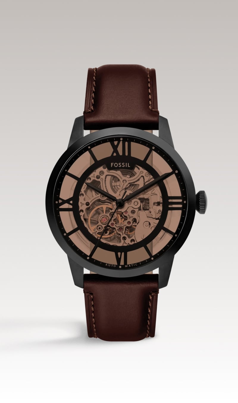 Fossil Watch strap 24 mm brown leather - JR-1487 | LB-JR1487 Fossil Watch strap 24 mm brown leather - JR-1487 | LB-JR1487