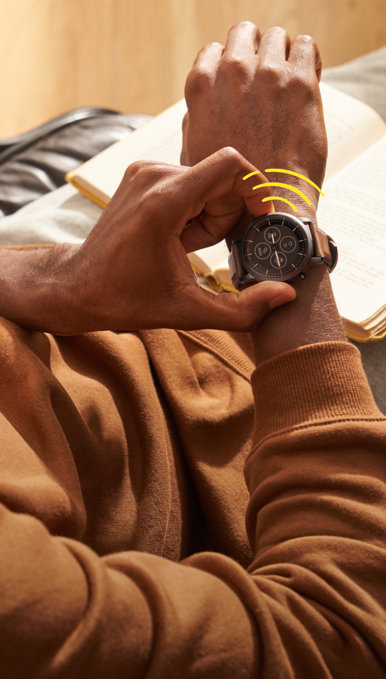 fossil watch hr