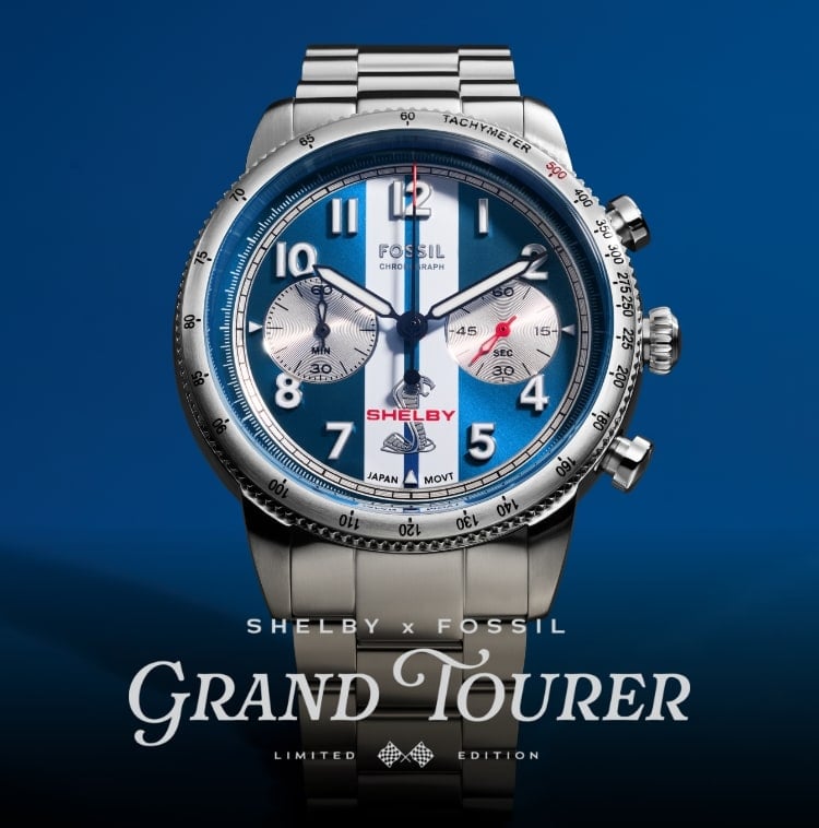 Limited-edition watch featuring the Shelby Grand Tourer.
