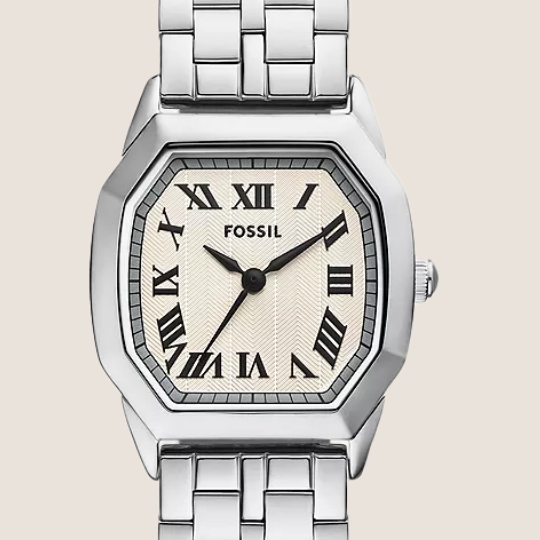 Silver-tone Harlow watch.