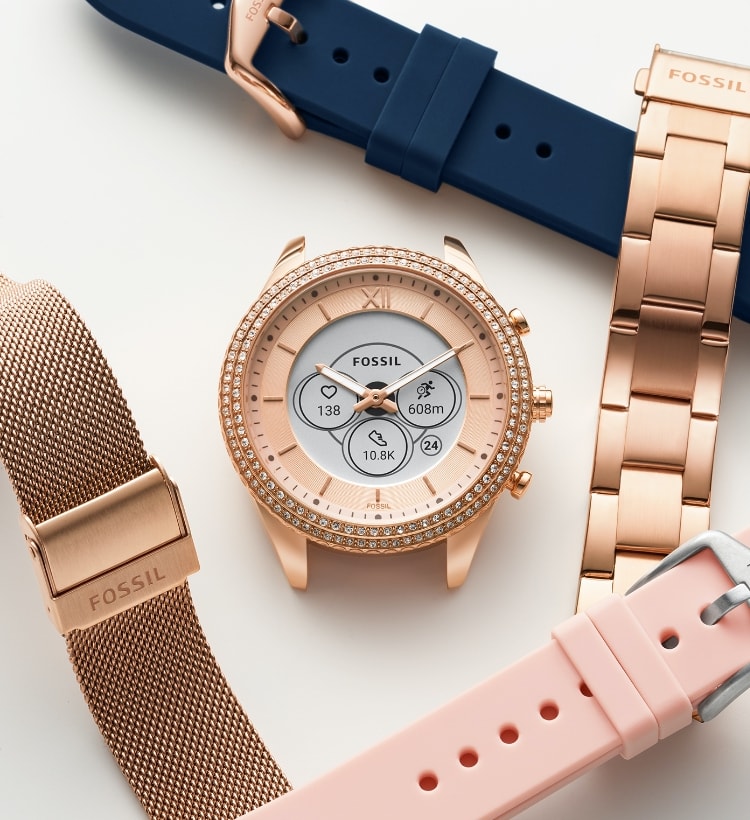 Machine Gen 6 Hybrid Smartwatch Smoke Stainless Steel - FTW7070