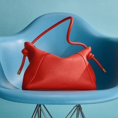 Women's brown leather Jessie tote.