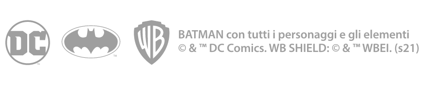 BATMAN con tutti i personaggi e gli elementi © & TM DC. (s21)