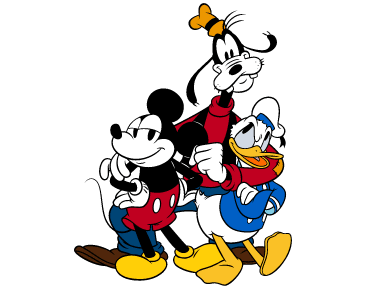 Mickey Mouse et Goofy