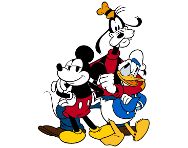 Mickey Mouse and Goofy