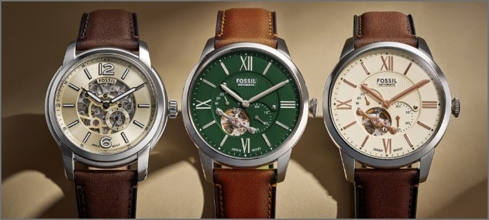 Fossil mechanical watch price deals