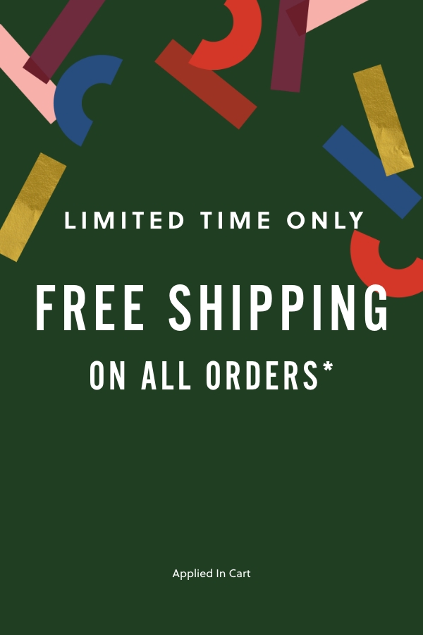 Free Shipping On All Orders