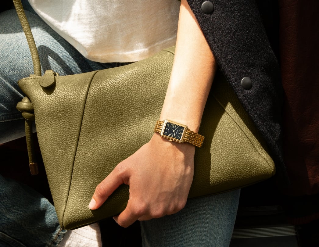 Raquel Three-Hand Date Stainless Steel Watch