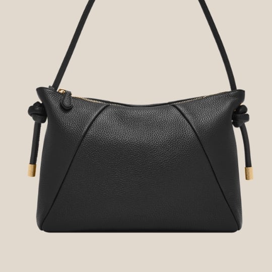 Black leather Willa bag. 
