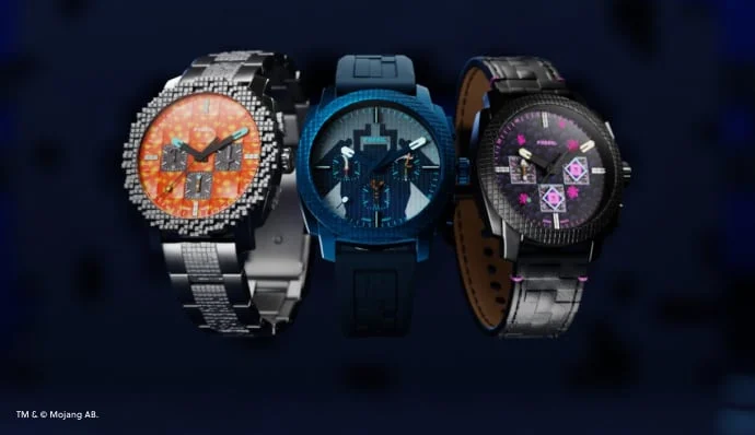 Die neuen Limited Edition Uhren Disney and Fossil Big Tic mit Mickey Mouse und Donald Duck mit animierten Augen, die die Sekunden anzeigen.