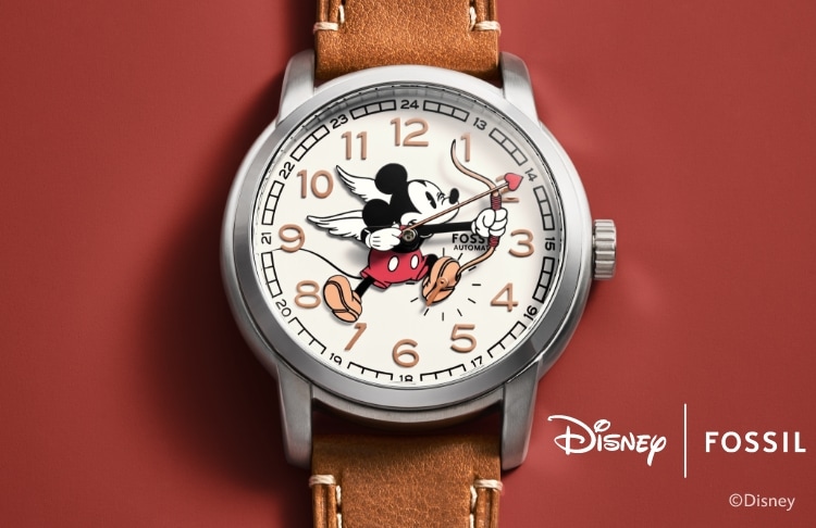 Fossil red watch discount