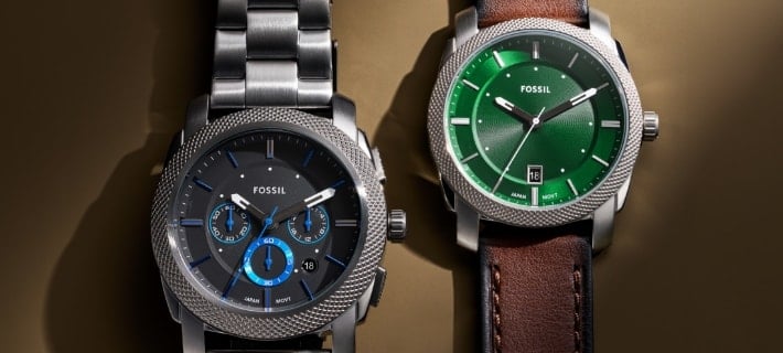Two men's Machine watches.