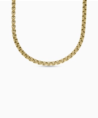 A gold-tone Fossil Heritage necklace.