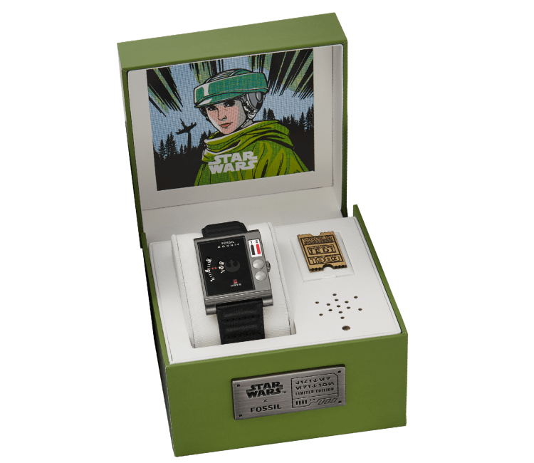 限定版 Star Wars™ Endor™ Leia レザーウォッチ - LE1168SET - Fossil