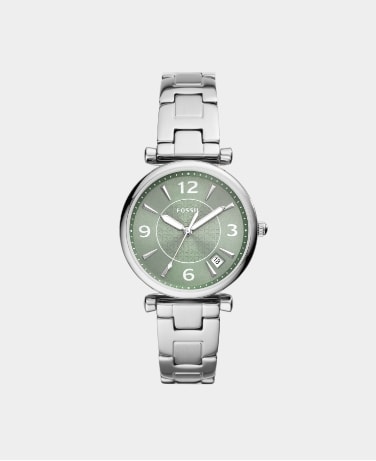 Montre en acier inoxydable pour femme.