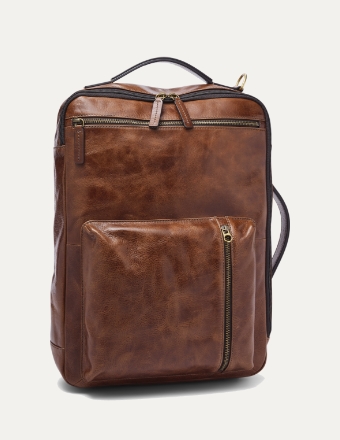 Mochila de piel