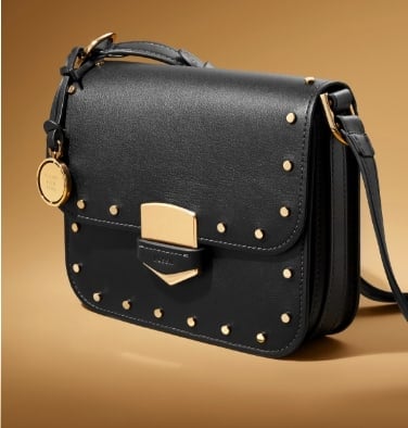 The black leather Lennox handbag.