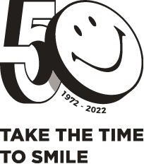 Logo “Prenditi del tempo per sorridere”. Logo “Prenditi del tempo per sorridere”.