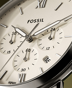 Detailed view of the dial and case.