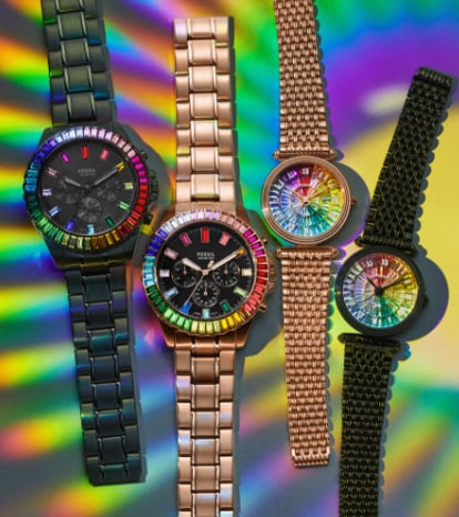 Collection de montres Rainbow.