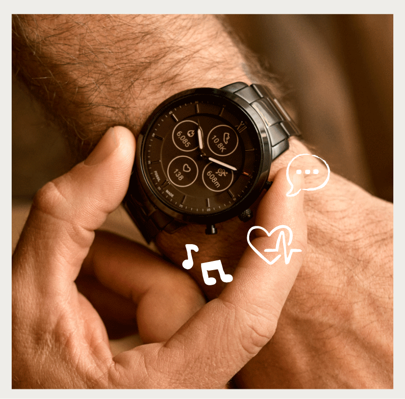 hybrid smartwatch fossil adalah