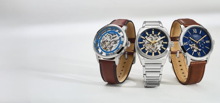 Un assortiment de montres automatiques.