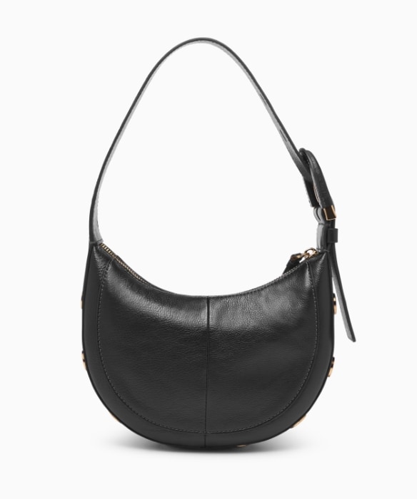 Un sac à main Harwell en cuir noir.