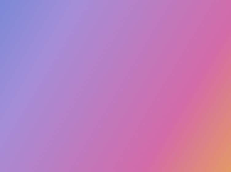 Ein animierter regenbogenfarbener Farbverlauf von Hellviolett über Rosa- zu Orangefarben.