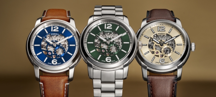 Automatic Watches For Men Mechanical Skeleton Timepieces For Him Fossil