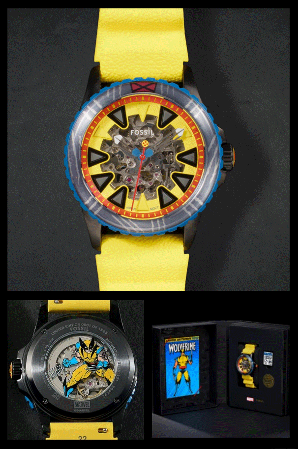 Ein Video der drehbaren Lünette der Uhr Wolverine.