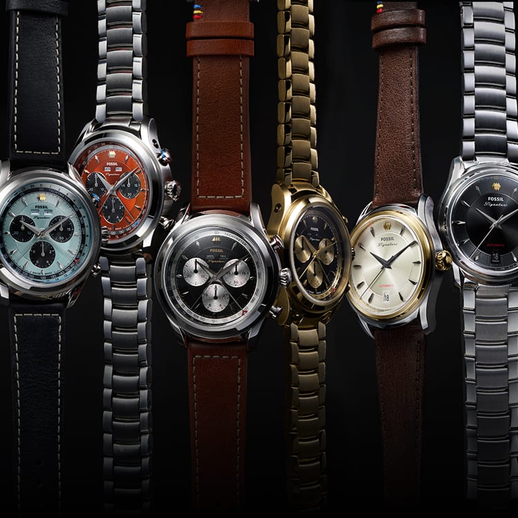 Image that showcases the complete Signature CS-1 watch collection.