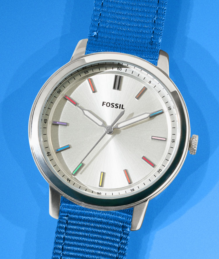 Rainbow fossil sales watch
