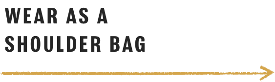 wear as a shoulder bag