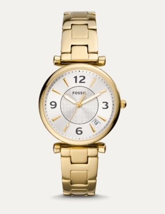 women’s gold-tone watch