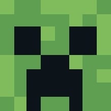 Image d’un cadran Creeper de Minecraft en vert.