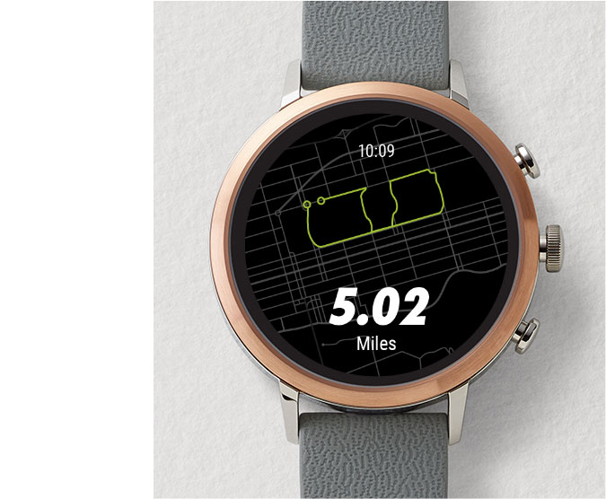 A Gen 4 smartwatch displaying the Google Pay screen.