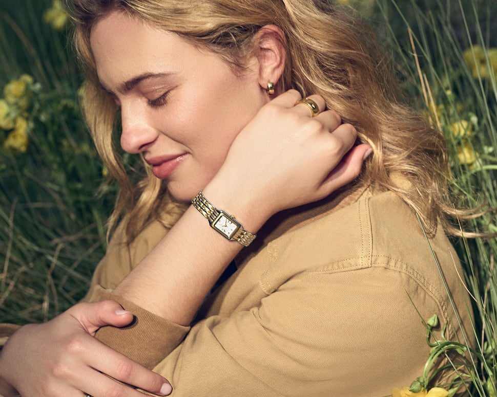 Raquel Mini 三針 ツートーン ステンレススチールウォッチ - ES5468