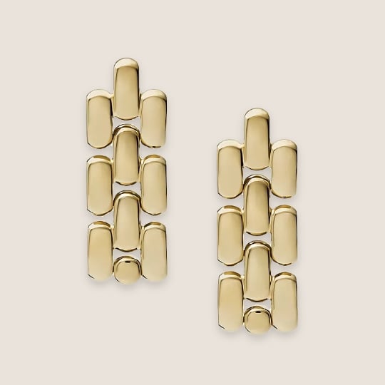 Gold-tone Arden earrings.