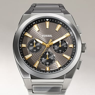 新品完売品フォッシル BANNON マルチステンレススチールウォッチ　ブラック メンズウォッチ、バッグ、ウォレット、その他を見る - Fossil Japan