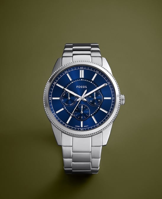 FOSSIL クロノグラフ 時計 ネイビー　サンプル Fossil レディース＆メンズ ウォッチ オンライン | Fossil JP