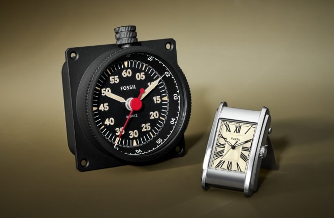 The Sport Tourer desk clock and the Carraway money clip.